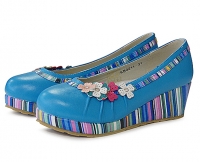 Комплект туфли и сумочка для девочек KING BOOTS KB0211 Blue stone