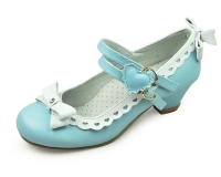 туфли для девочек KING BOOTS KB019 голубой (1)