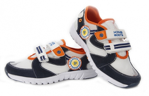 Полуботинки летние  KB 0213 Blau/Weiß  KING BOOTS   ― Производитель обуви KING BOOTS 