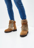 KB655RK Сапоги женские зимние натуральная замша мех с опушкой KING BOOTS