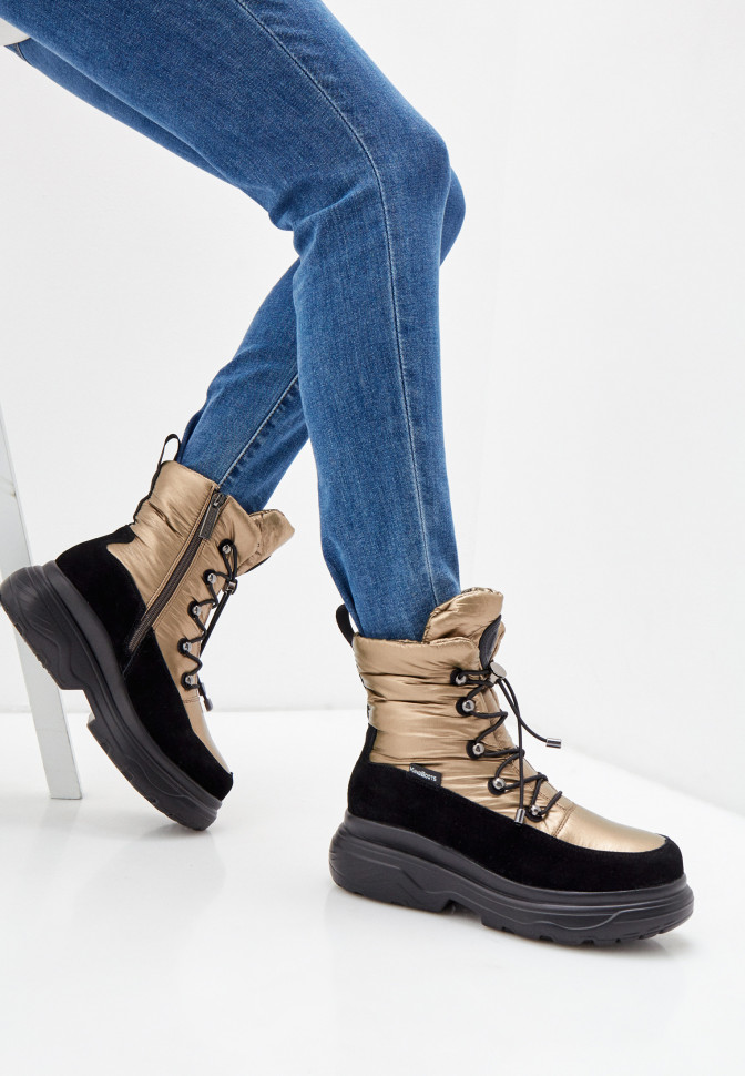 KB658GL Ботинки женские зимние непромокаемые высокие KING BOOTS