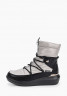 KB648GR Дутики серебристые женские зимние непромокаемые KING BOOTS